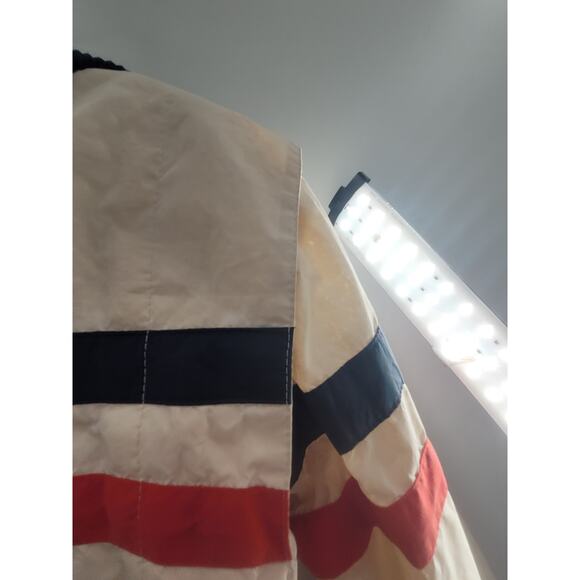 Sea Gear Vintage Cream Yacht Racing Union Patches Mens WindBreaker size small - Picture 15 of 16
